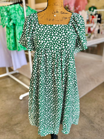 You're Just My Type Dress- Green