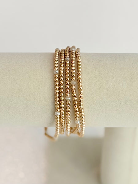 Sweet Little Stack Bracelets - Natural