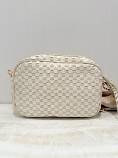 Take It All Bag - Beige Checkered