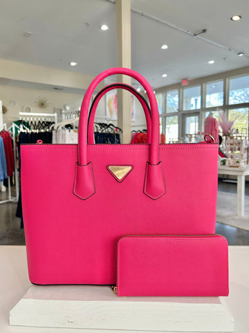 Carried Away Purse - Hot Pink
