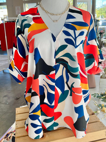 Are We There Yet Blouse - White