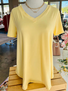 Smooth Basic Top - Yellow