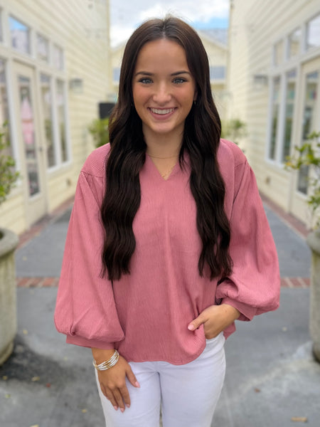 Quiet Confidence Top - Pink