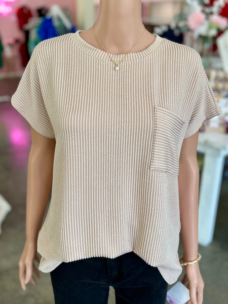 The Chill Day Top - Ash Mocha
