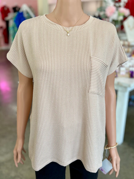 The Chill Day Top - Ash Mocha