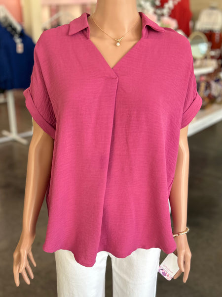 Minimal Mood Blouse - Mauve