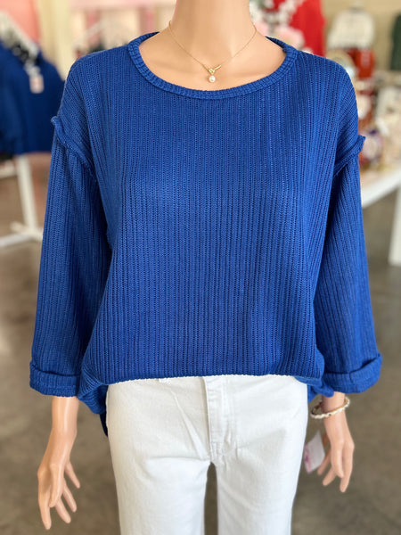 Casual Crush Top - Blue