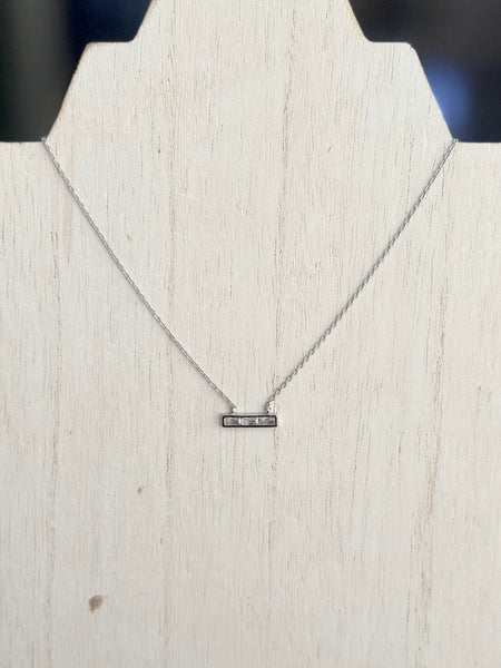 Everyday Sparkle Necklace - Silver