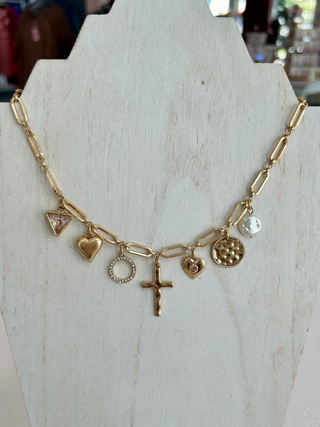 Everyday Charm Necklace - Gold