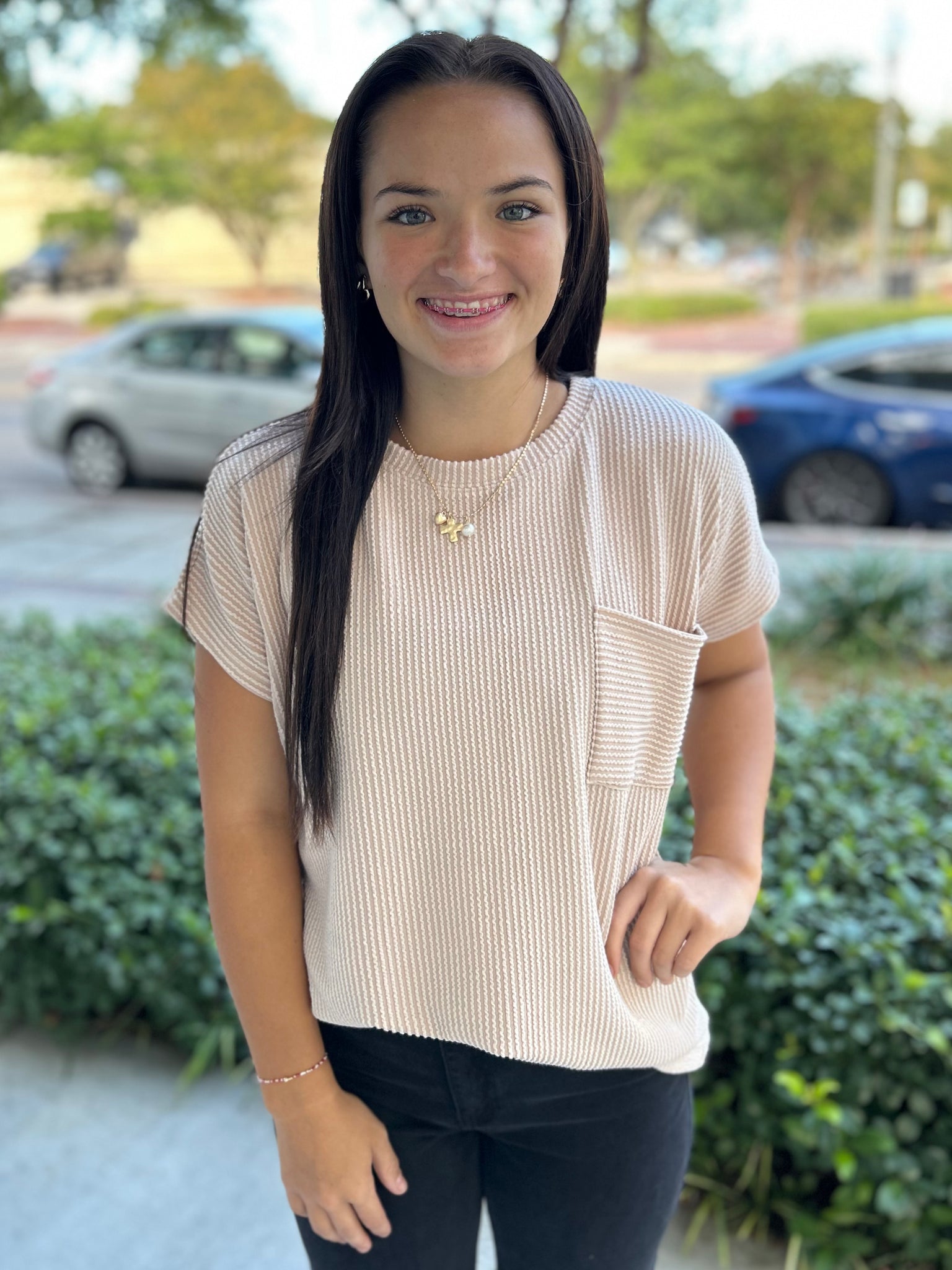 The Chill Day Top - Ash Mocha