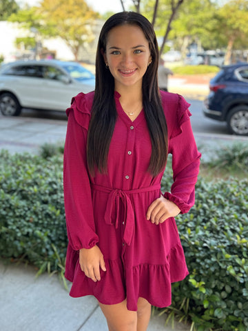 The Darling Dress - Berry