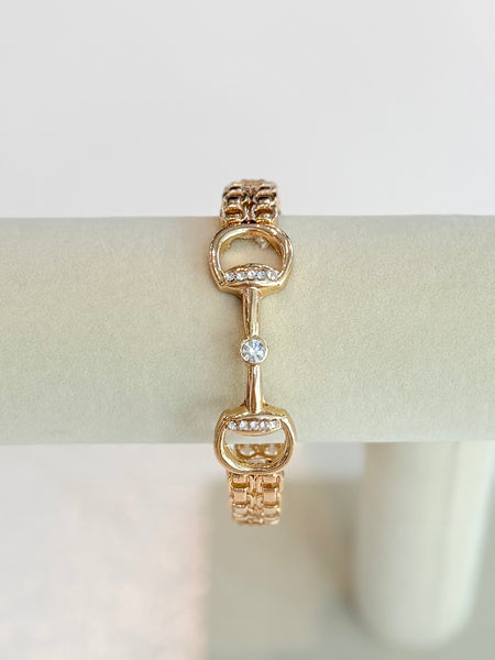 Lucky Horsebit Bracelet - Gold