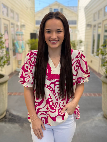 Day In Bloom Blouse - Pink