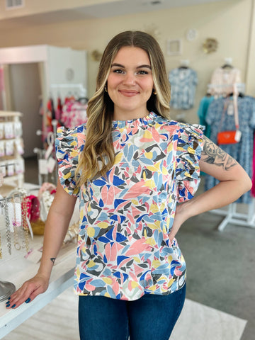 Whenever You're Free Blouse - Ivory