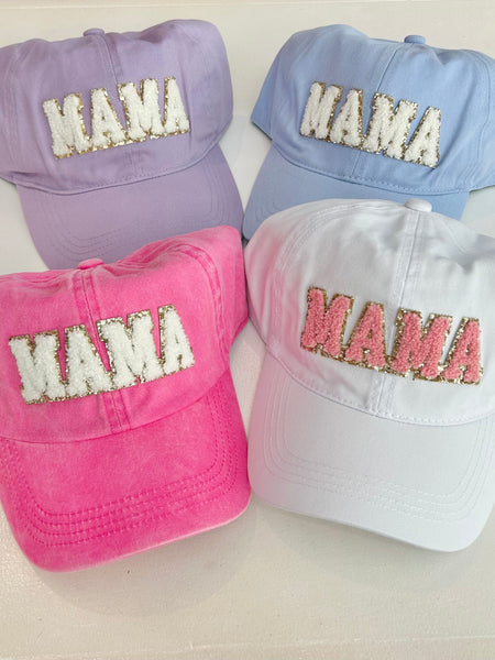 MAMA Patch Letter Baseball Cap