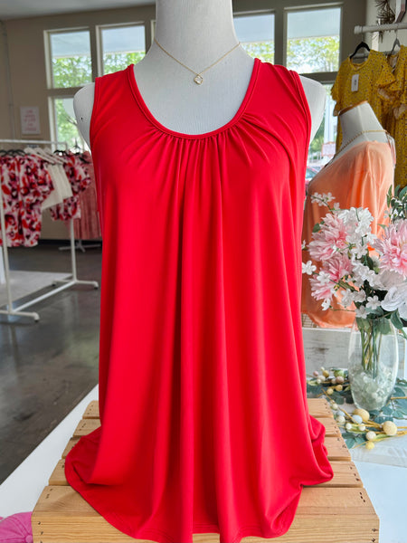 Sure Feels Right Tank - Red