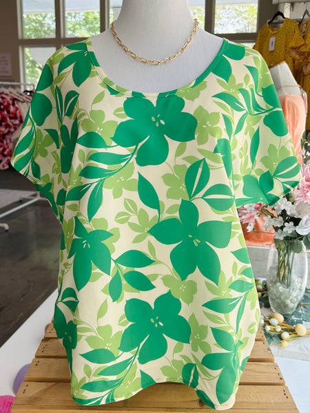 Floral Dreams Blouse - Green