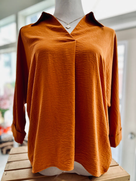 Express Yourself Top - Caramel