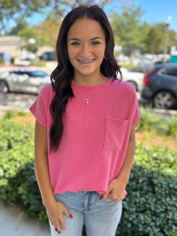 The Chill Day Top - Pink