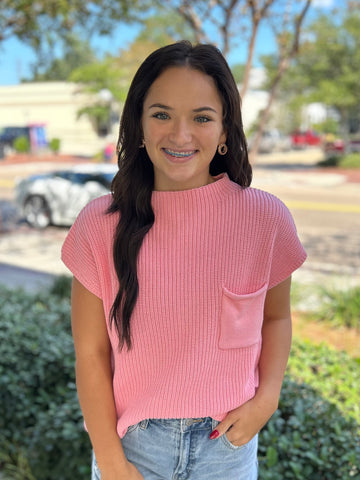 Crisp Morning Sweater - Pink