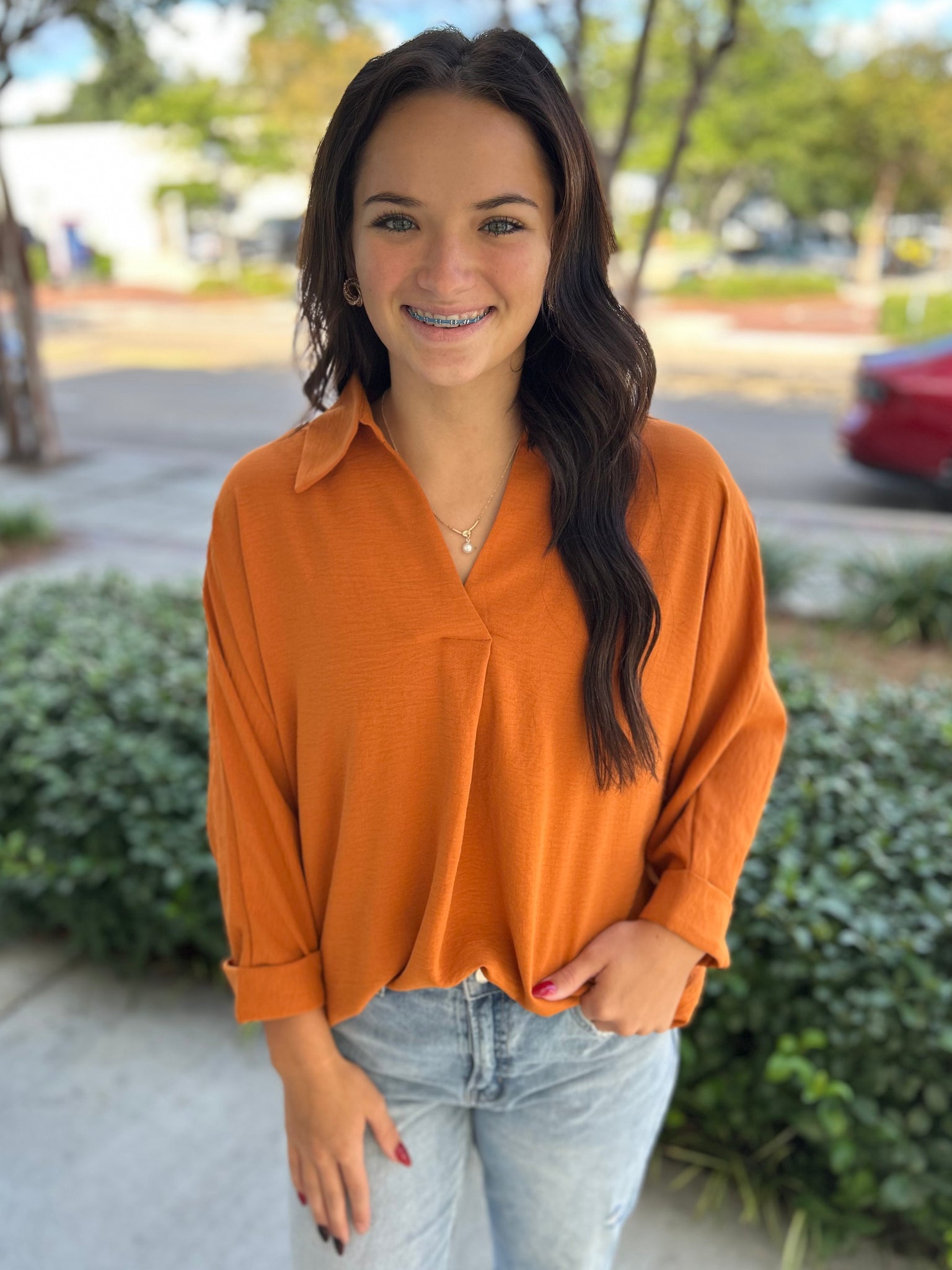 Express Yourself Top - Caramel