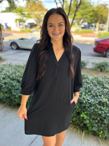 Autumn Nights Dress - Black