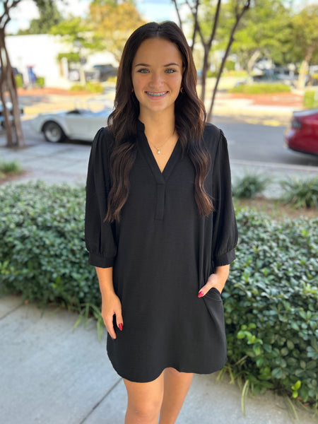 Autumn Nights Dress - Black