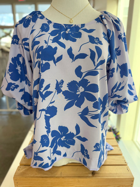 Finishing Touch Blouse - Lavender