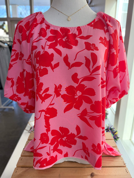 Finishing Touch Blouse - Rose