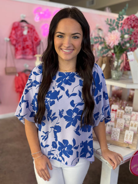 Finishing Touch Blouse - Lavender