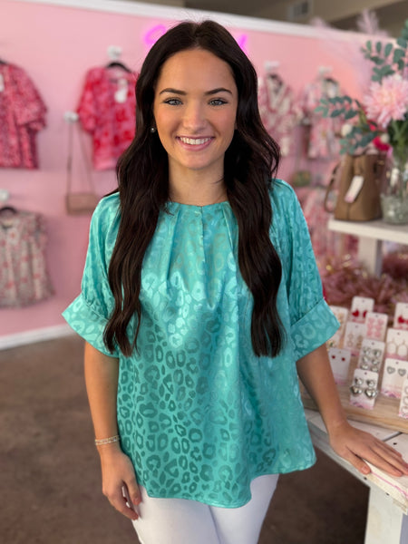 Fiercely Fabulous Top - Emerald