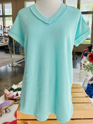 Around My Hometown Top - Mint