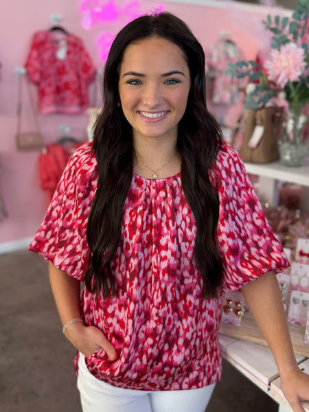 In The Garden Blouse - Pink