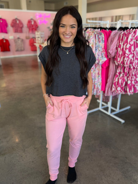 Grab & Go Joggers - Pink