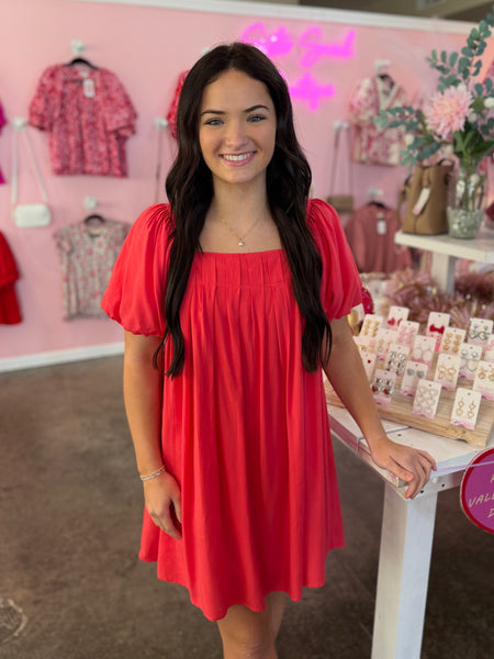 Be My Guest Dress - Red