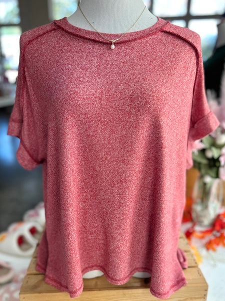 Sweet Serenity Tee - Red