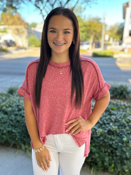 Sweet Serenity Tee - Red