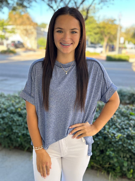 Sweet Serenity Tee - Navy