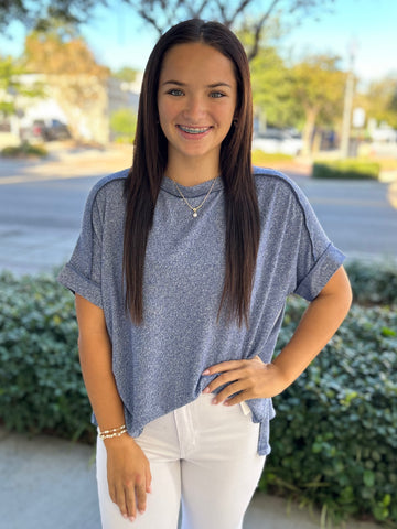 Sweet Serenity Tee - Navy