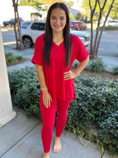 Cozy Hour Lounge Set - Ruby