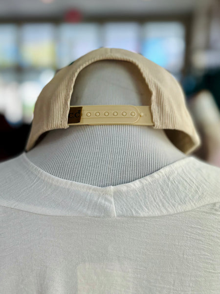 "Merry" Corduroy Cap - Green