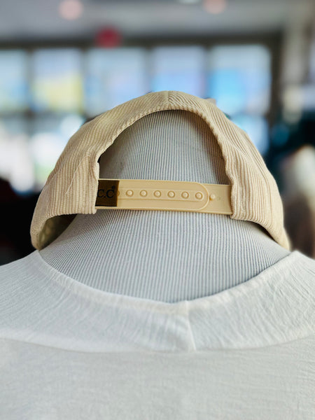 "Santa's Favorite" Corduroy Cap - Green