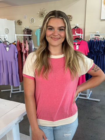 In My Favor Top - Coral