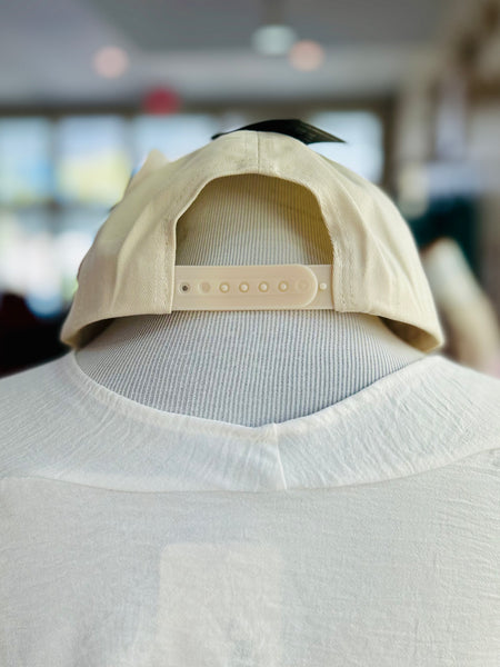 "Naughty" Embroidered Baseball Cap - Red