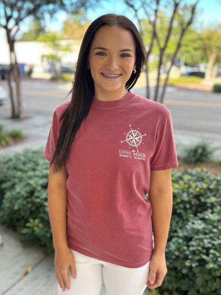 Comfort Colors Oakley T-Shirt – Maroon