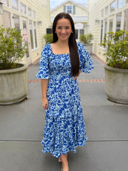 Sweet Serenade Dress - Blue