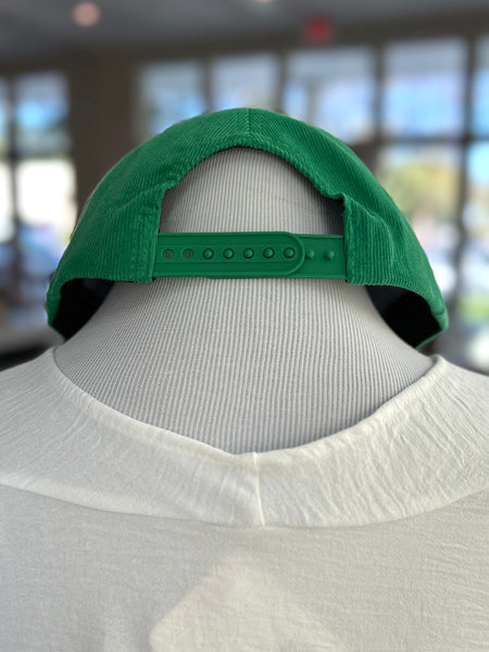 Fa La La Embroidered Cap - Green