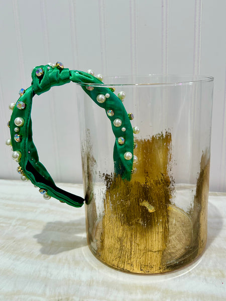 Holiday Glam Headband - Green