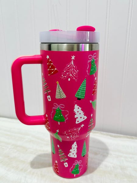 Tinsel And Trees Tumbler