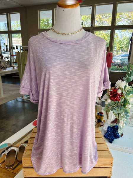 Casual Confidence Top - Lavender